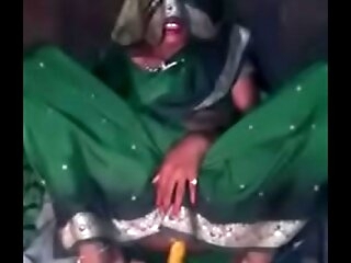 indian desi village wife not far from saree doing anal masturbation